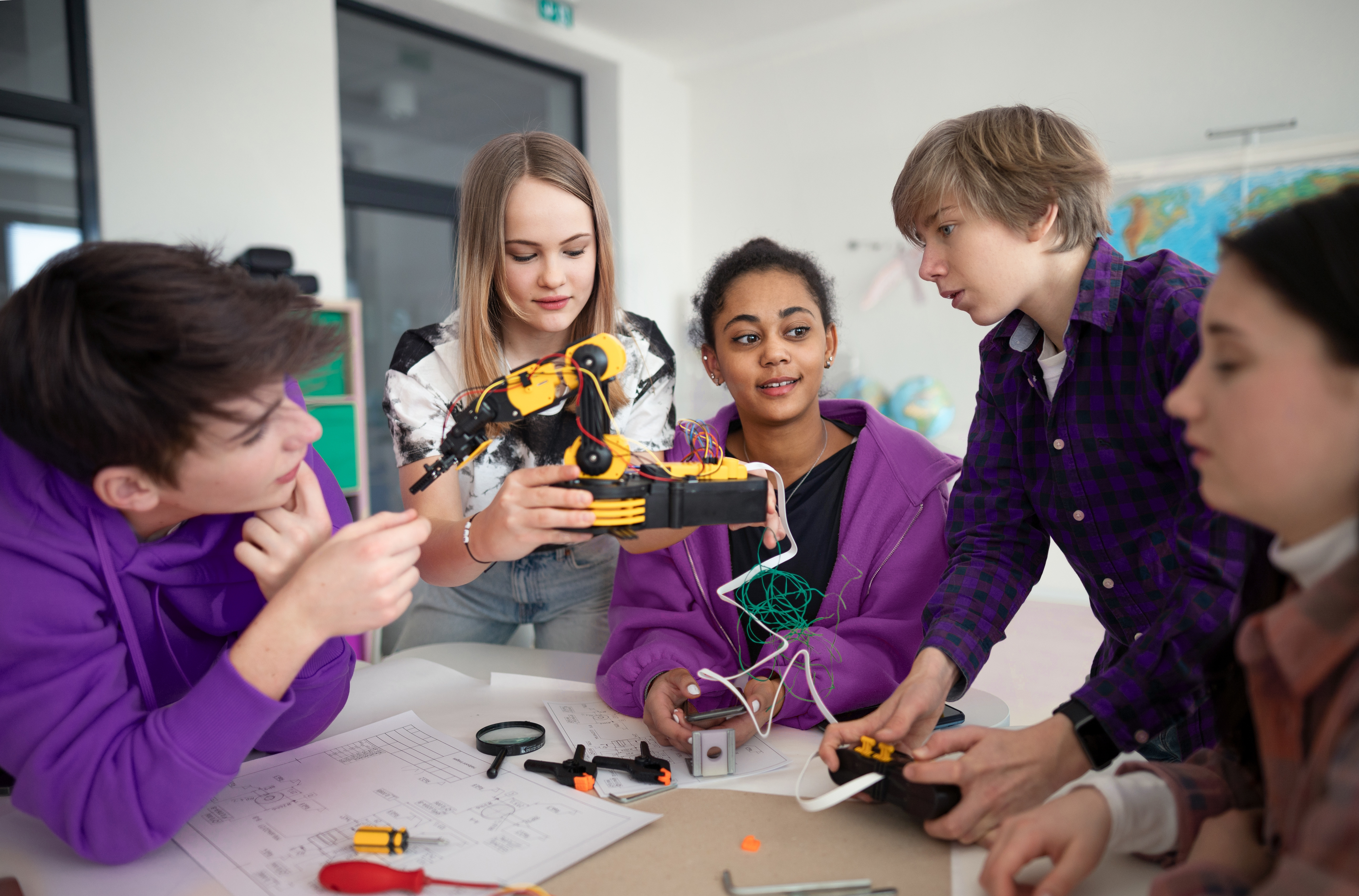 Scholieren in het basisonderwijs