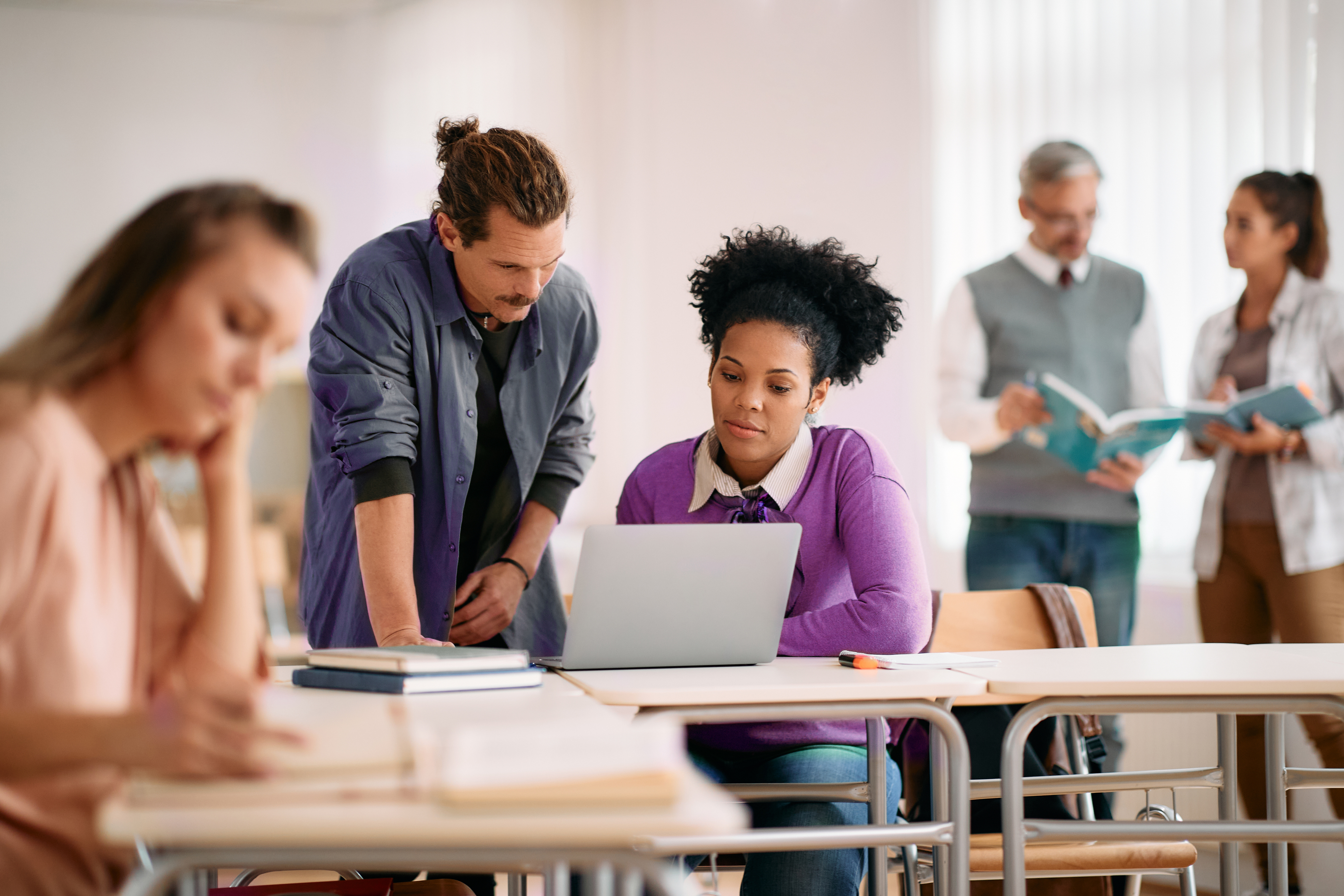 Studenten in het hoger onderwijs