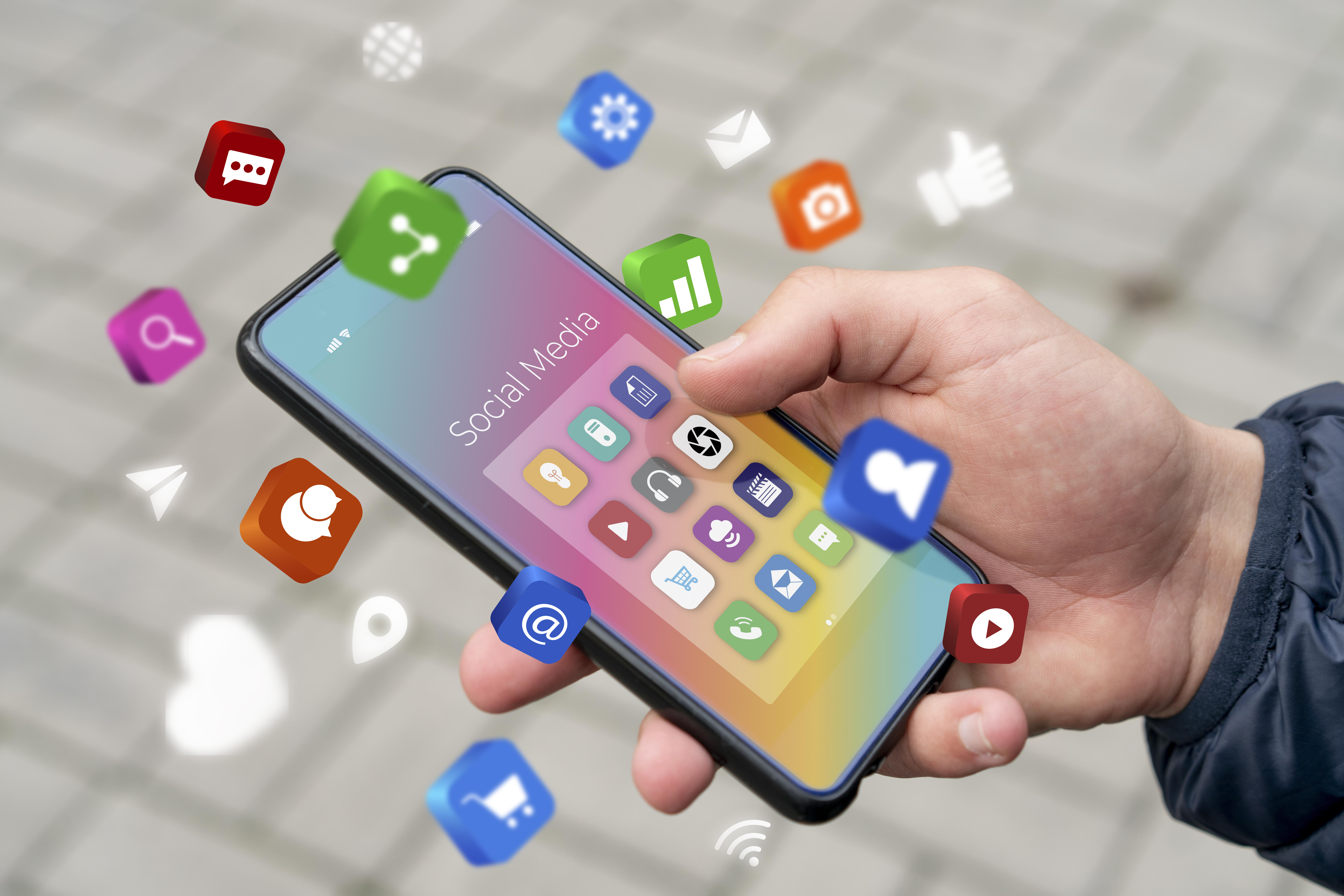 Social Media Marketing Concept Marketing With Applications