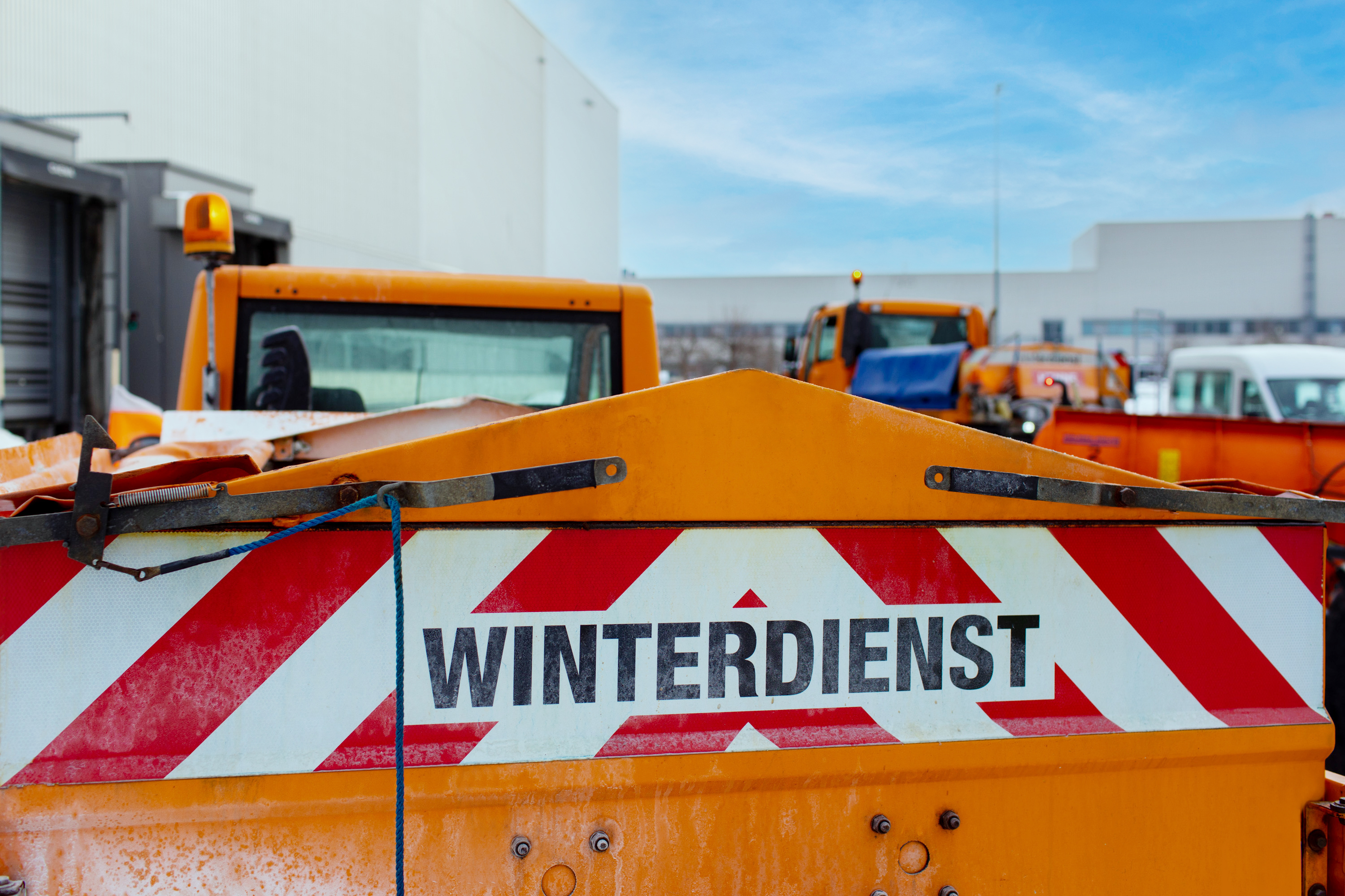 Een machine voor winterdiensten